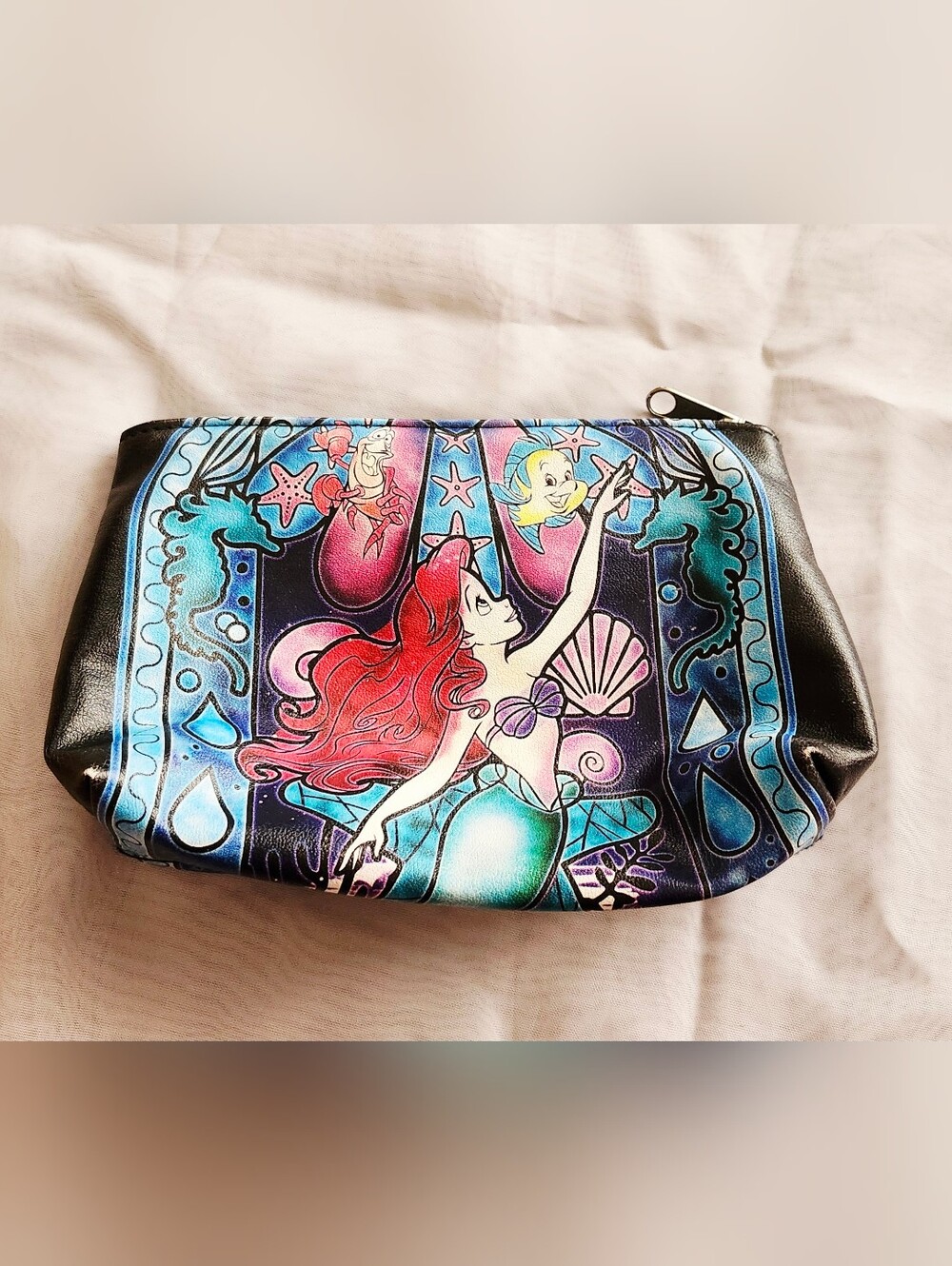 Loungefly Disney Little Mermaid Ariel Princess Cosmetic Bag Pencil or Coin Purse